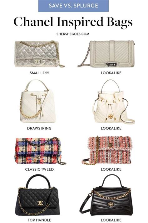 chanel look alike bag